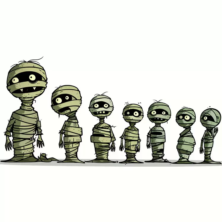 Halloween mummy Halloween Border