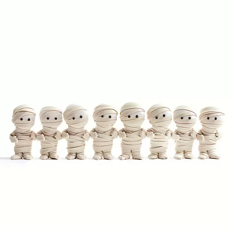 Halloween Border Halloween mummy