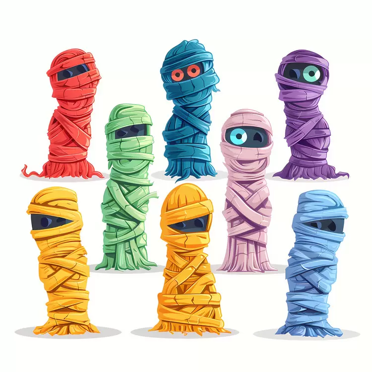 Halloween mummy Halloween Border