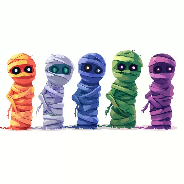 Halloween Border Halloween mummy