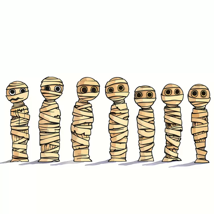 Halloween mummy Halloween Border