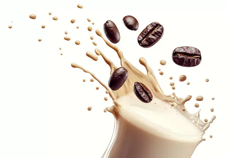 splash coffee beans