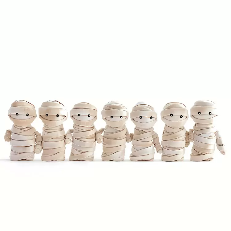 Halloween Border Halloween mummy
