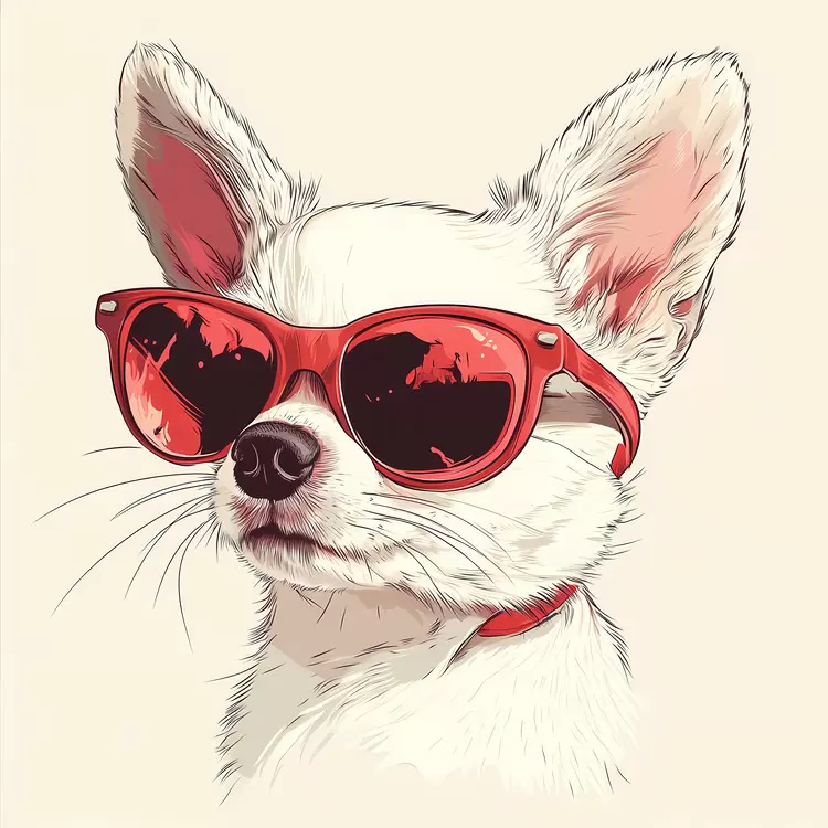 sunglasses dog