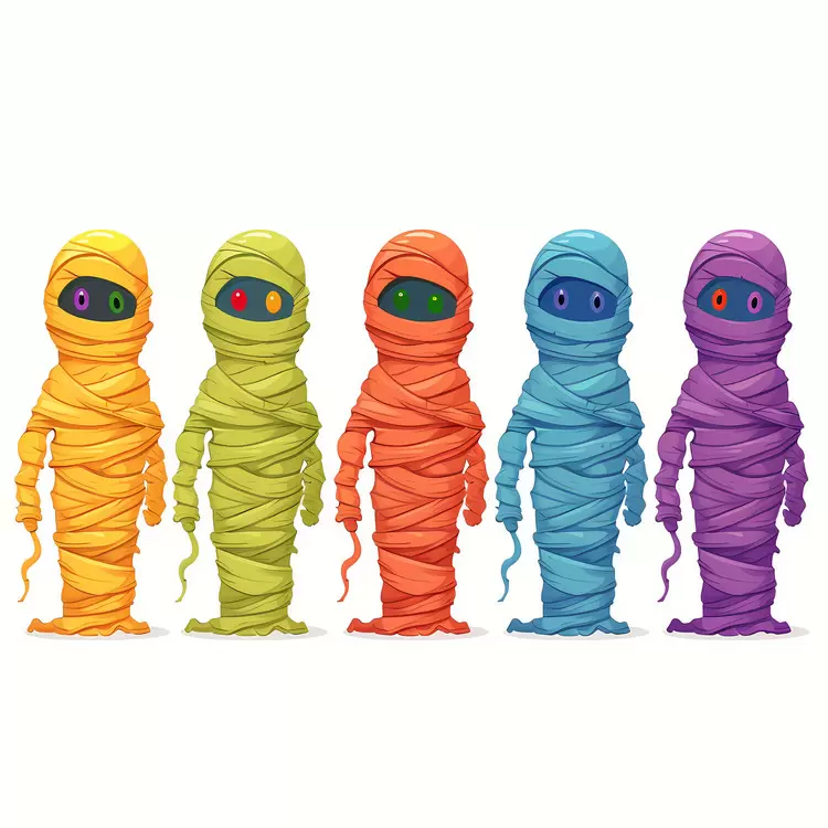 Halloween Border Halloween mummy