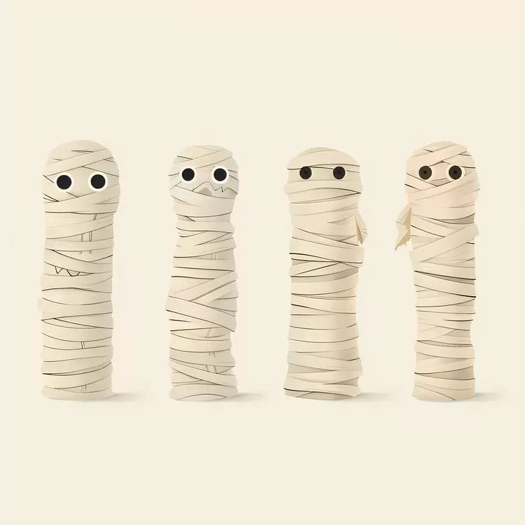 Halloween mummy Halloween Border