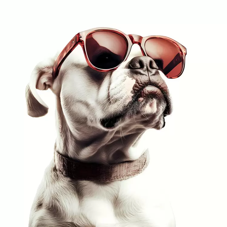 sunglasses dog