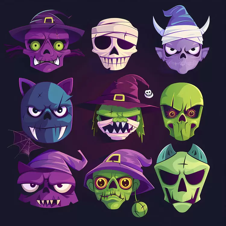 Halloween characters
