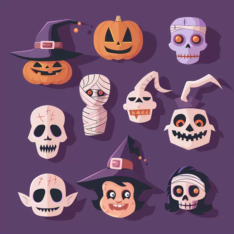 Halloween characters