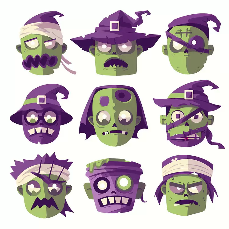Halloween characters