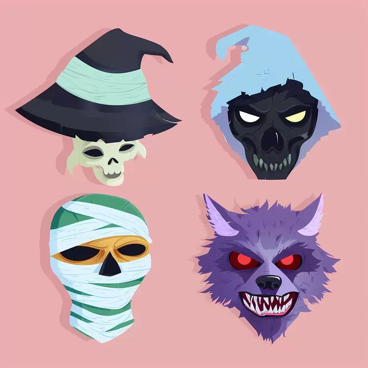 Halloween characters
