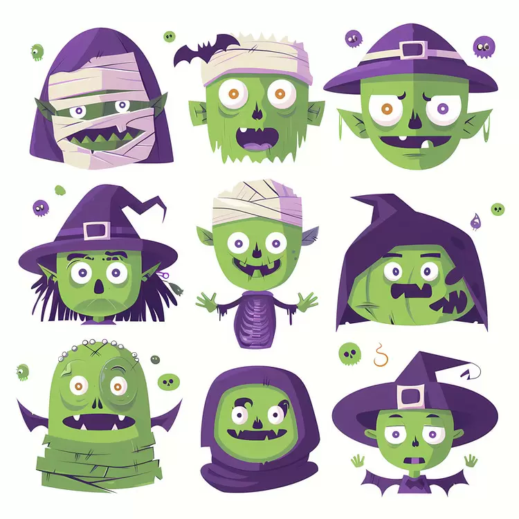 Halloween characters
