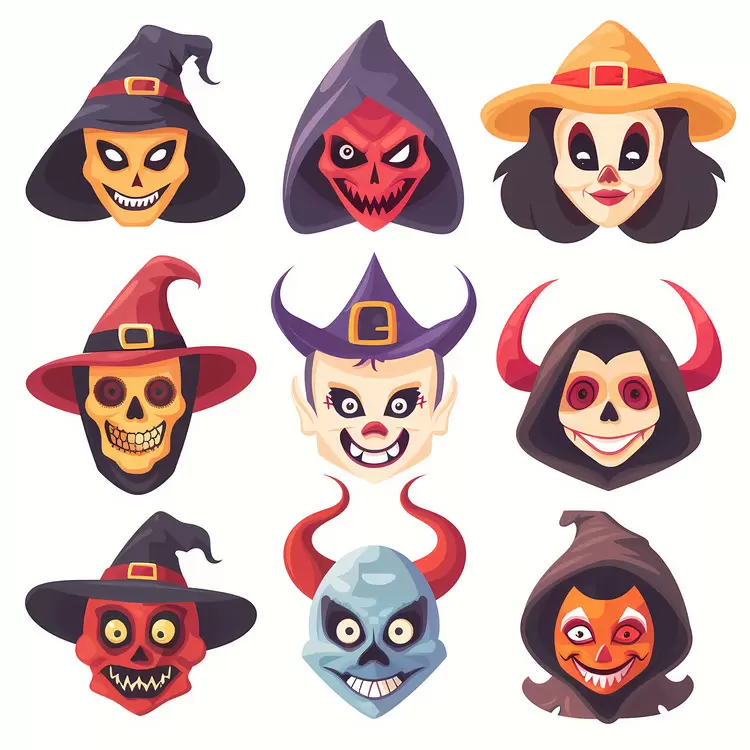 Halloween characters