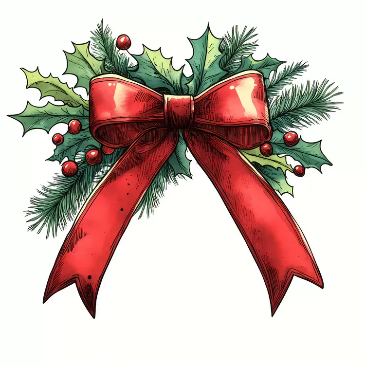christmas ribbon