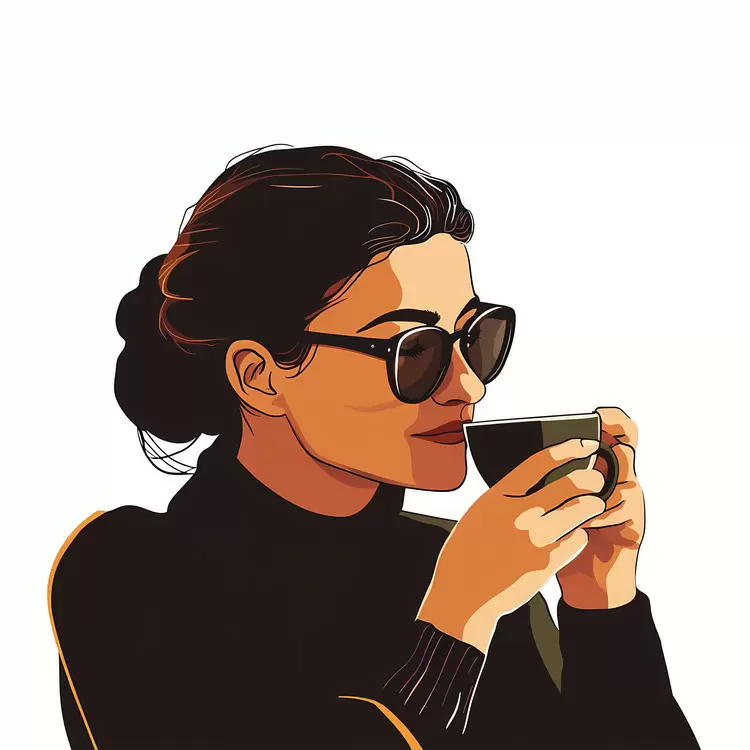 Drinking Coffee