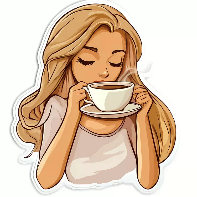 Drinking Coffee