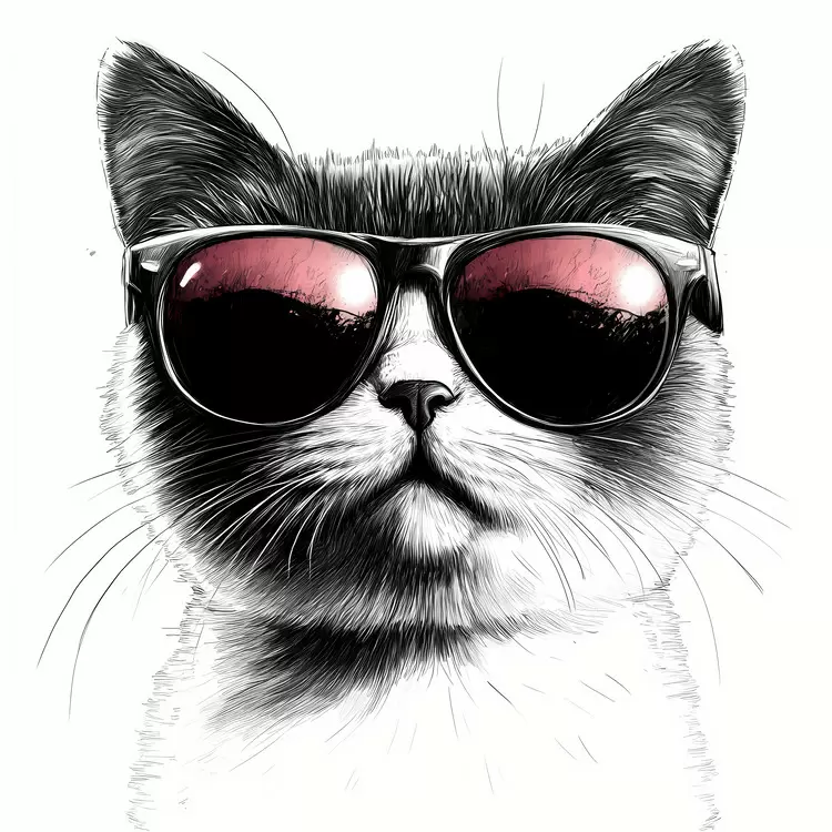 sunglasses cat