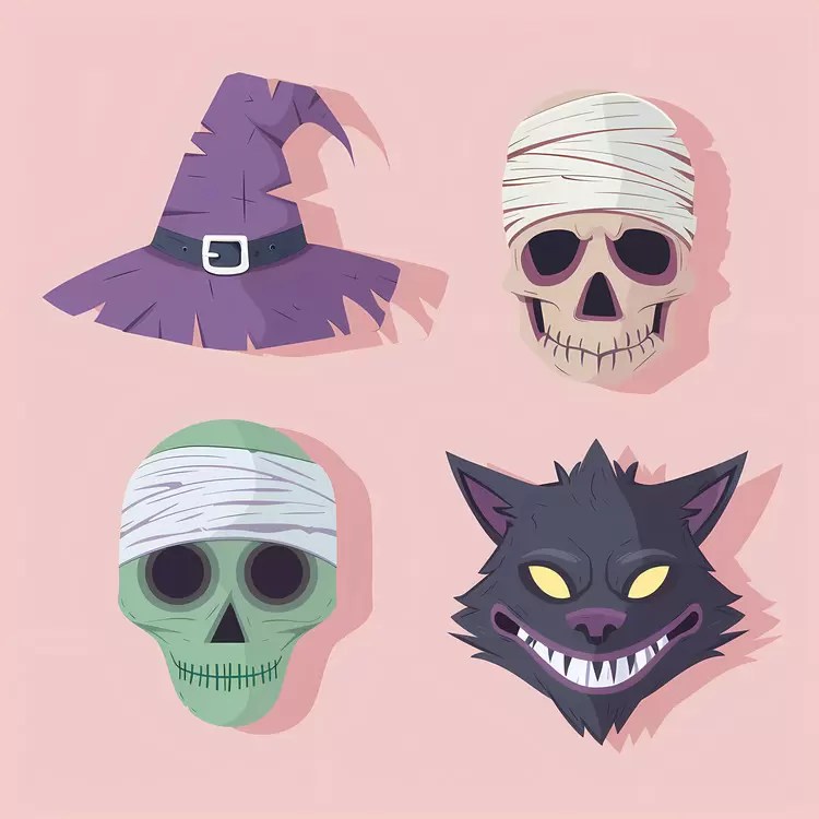 Halloween characters