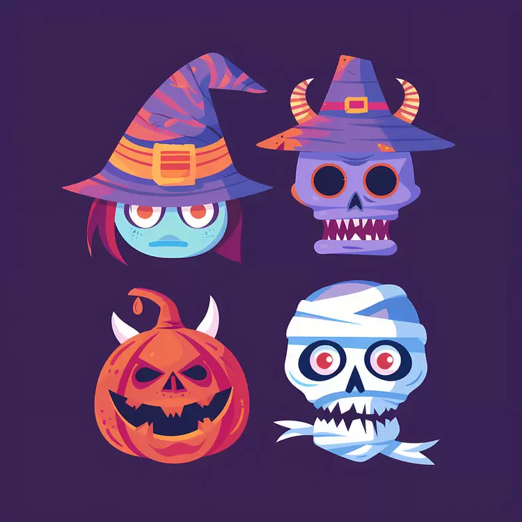 Halloween characters