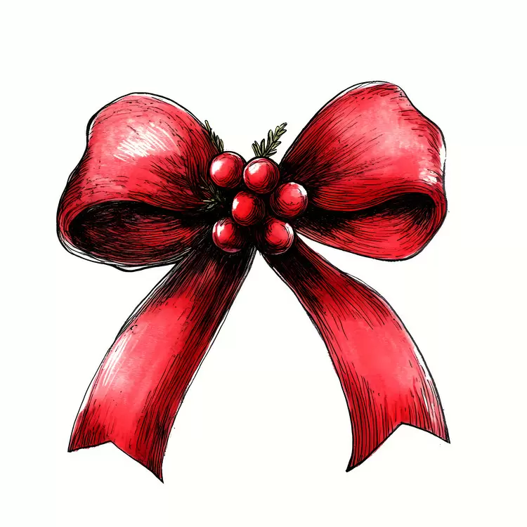 christmas ribbon