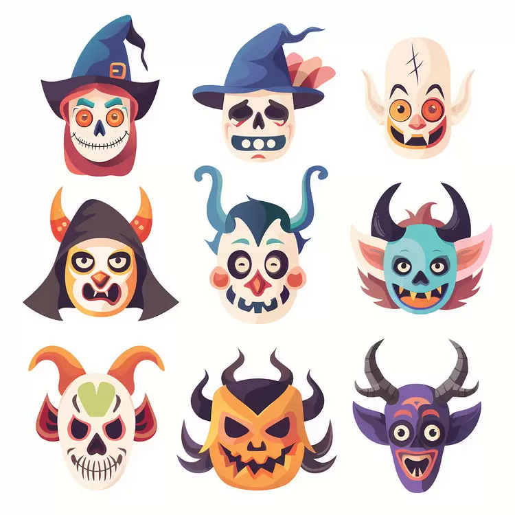 Halloween characters