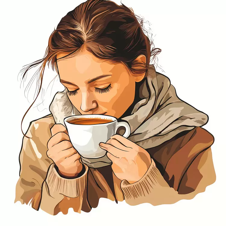 Drinking Coffee