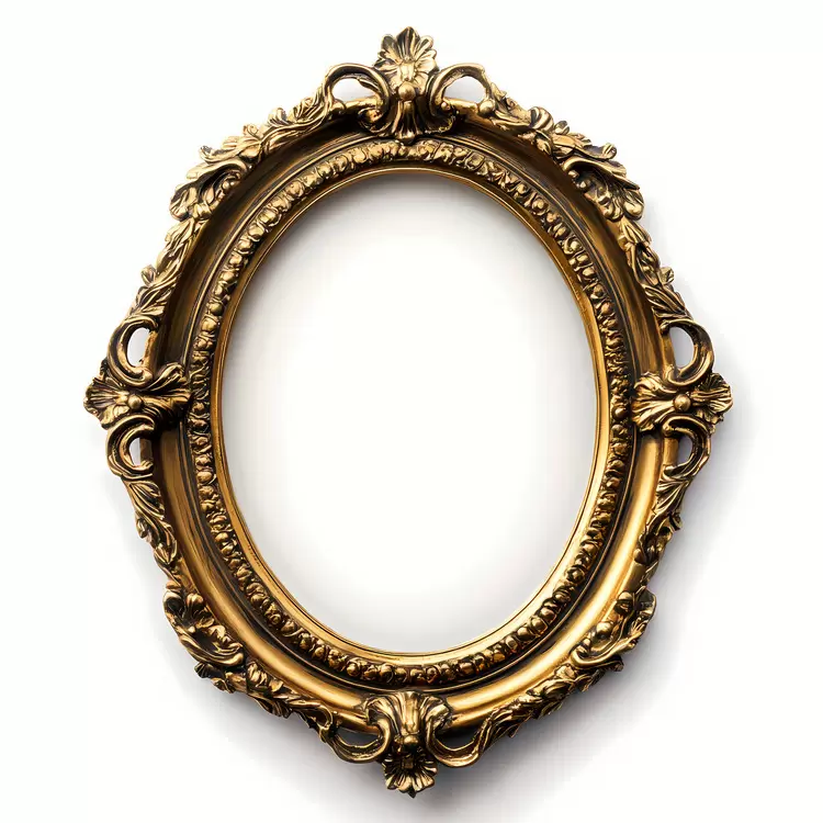 Oval Vintage Frame