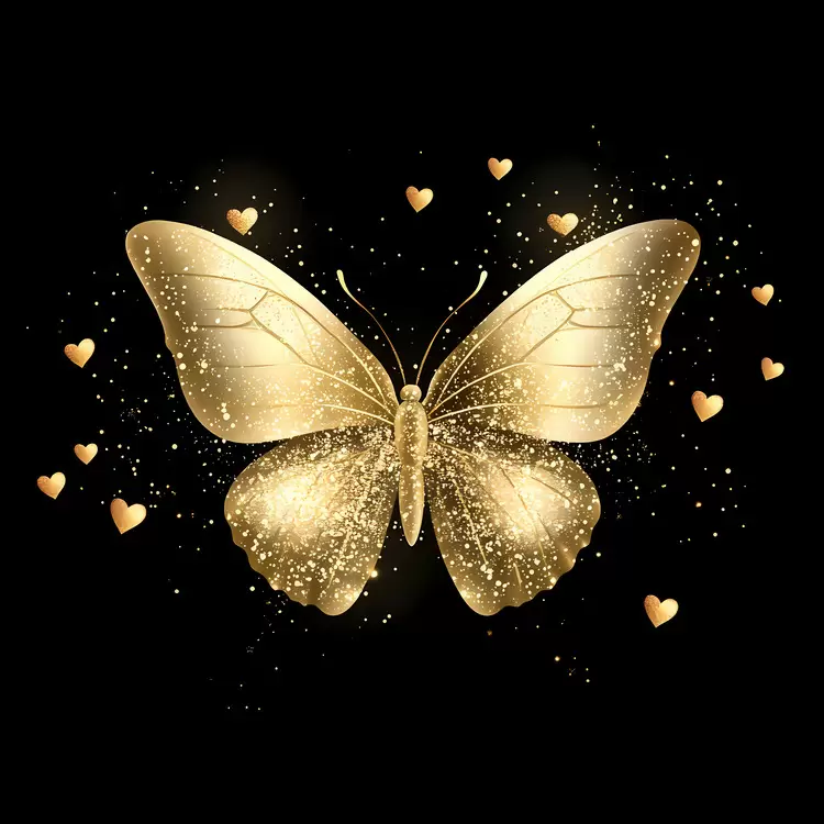 golden butterfly